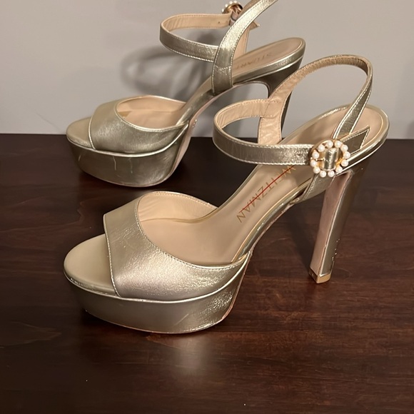 Stuart Weitzman Piper 130 Platform Sandal size 10 - Picture 5 of 9